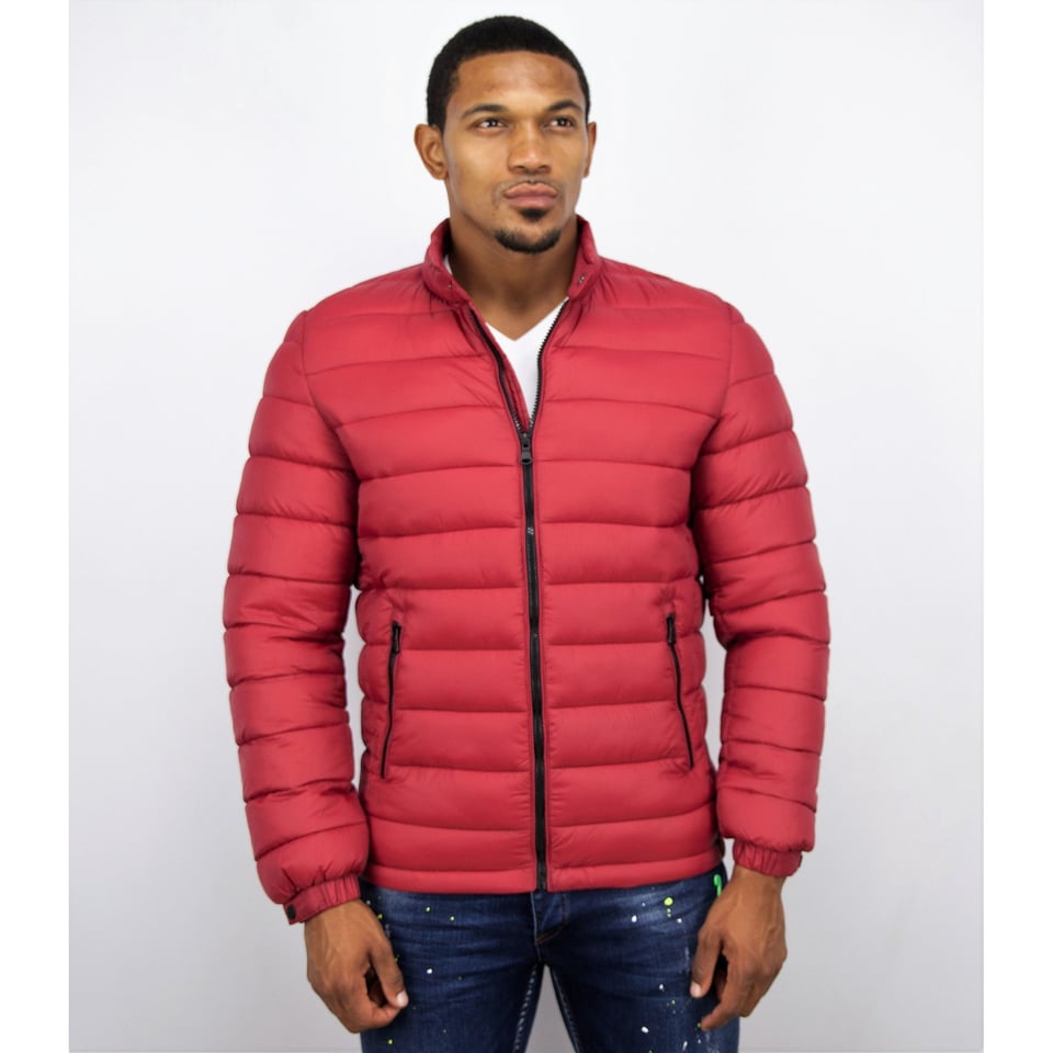 Winterjas Rood Heren - Jacks Voor Mannen - PI-7027R - Rood