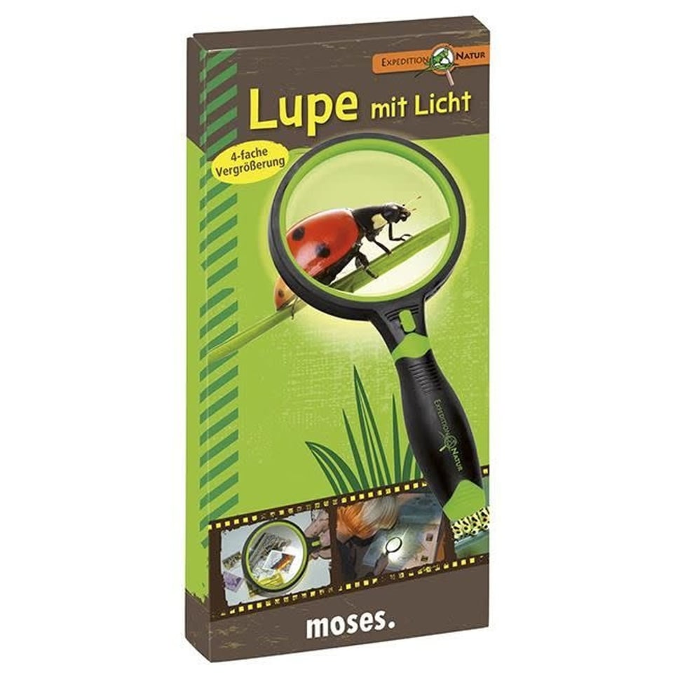 Moses Expeditie Natuur Vergrootglas Loep Met Licht 4+