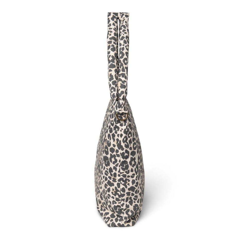 Soft Cotton Leopard Diaper Bag