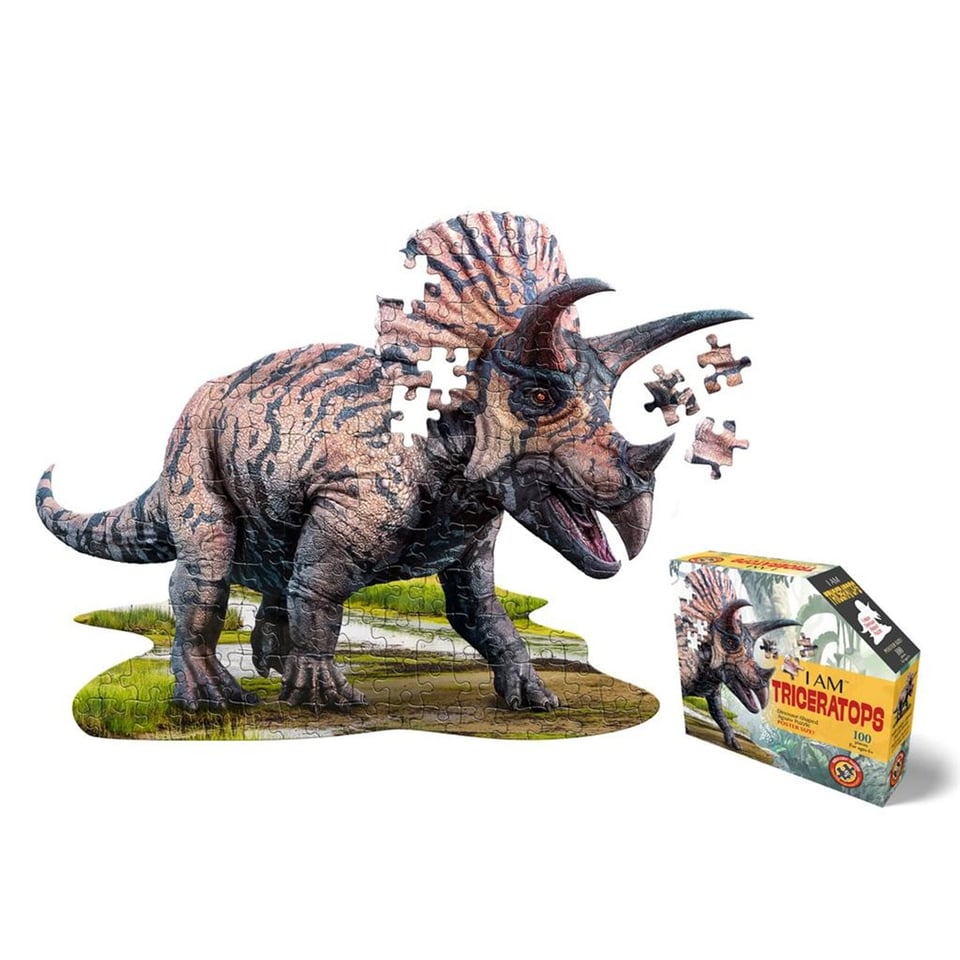 Puzzel I Am Triceratops 100 St.