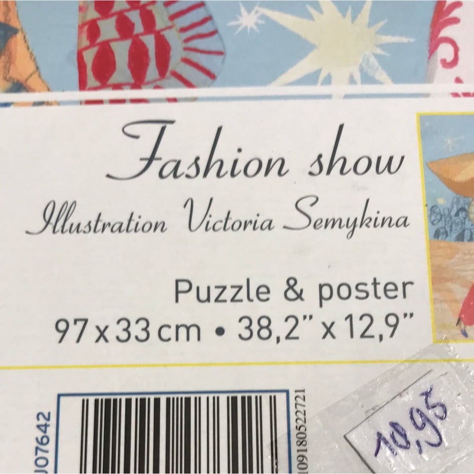 Djeco puzzel fashion show 1000 stukjes