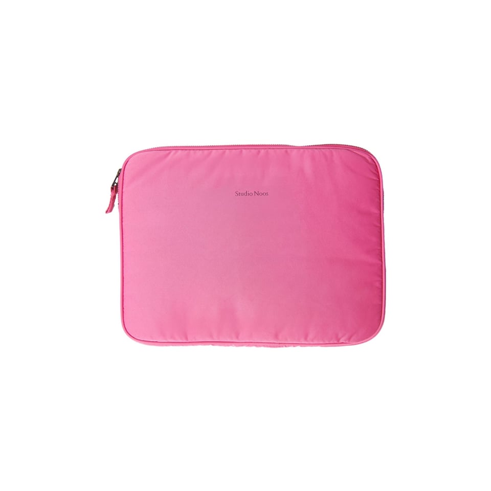 Pink Puffy Laptop Sleeve  13 INCH - Pink