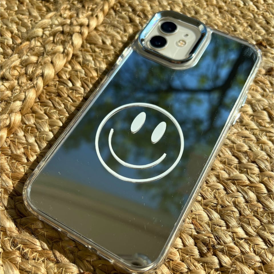Smiley iPhone hoesje  Mirror case