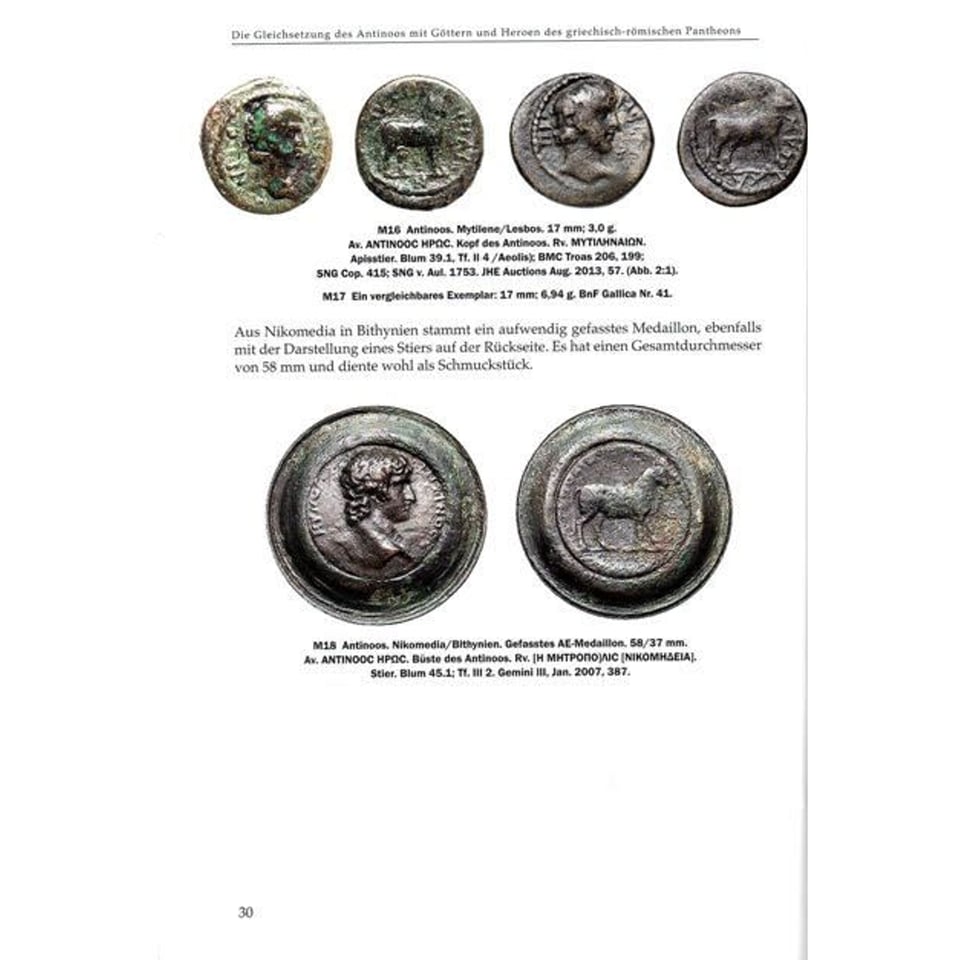 Antinoos - Münzen Und Medaillons