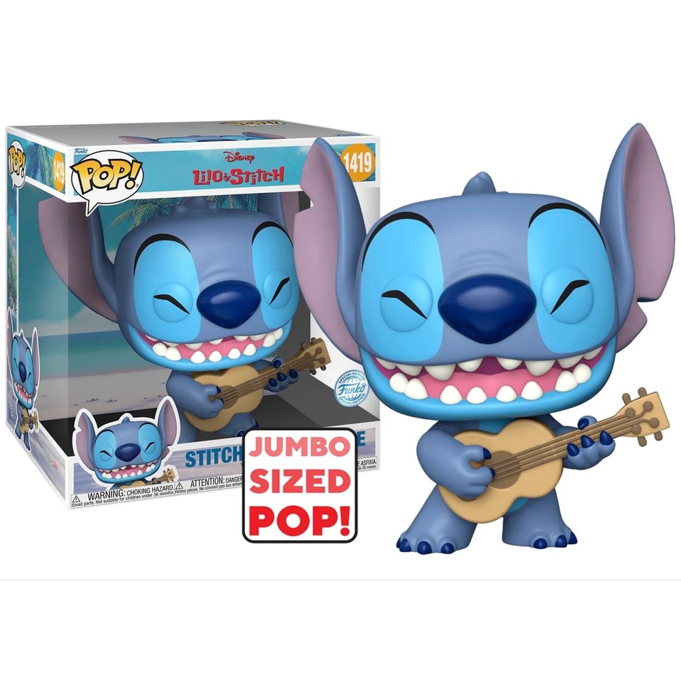 Pop! Disney Lilo & Stitch 1419 - Stitch with Ukele Jumbo