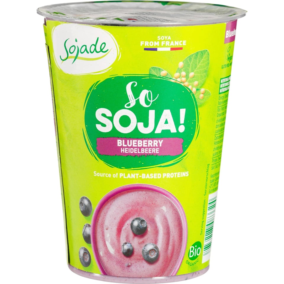 Plantaardige Variatie Op Yoghurt Soja - Blauwe Bes