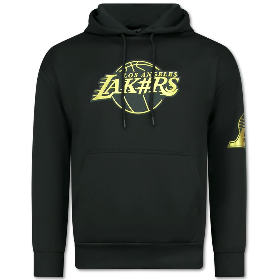 Lakers Joggingpak Heren - Lakers Trainingspakken Heren - Huispak Heren Volwassenen - 3793 - Zwart/Goud