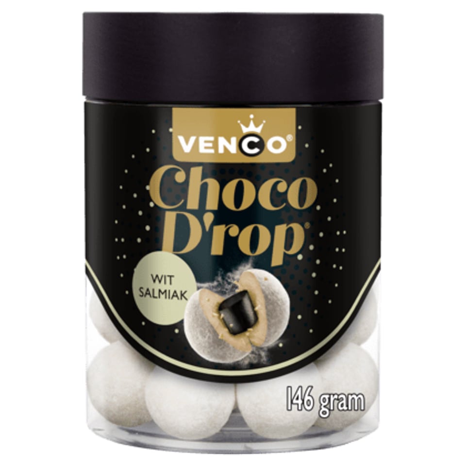 Venco Choco Drop Wit Salmiak