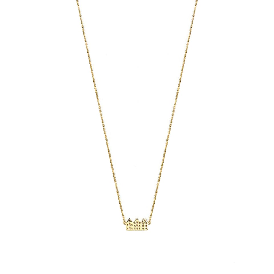 Riverstones Canal Necklace Gold