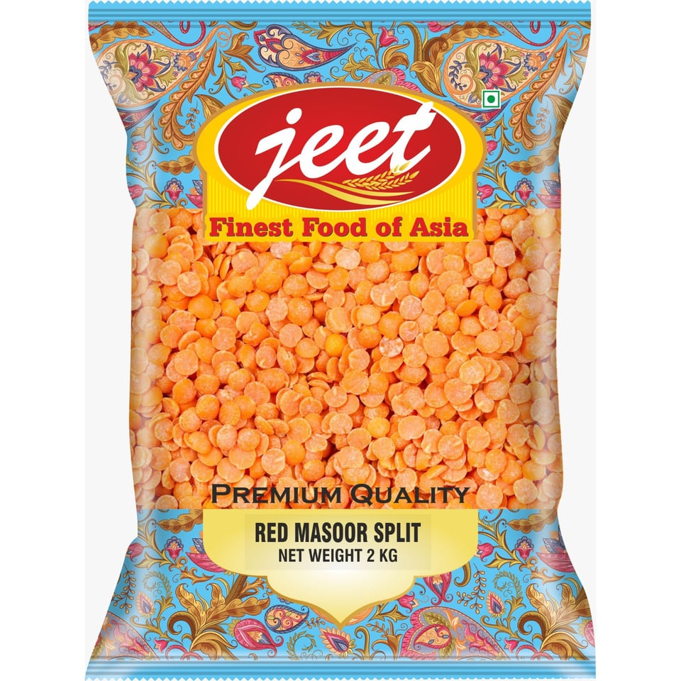 Jeet Red Split Lentils 2Kg