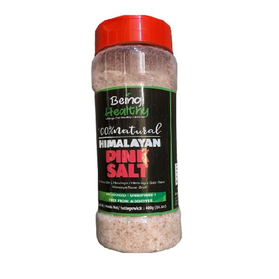 Being Healthy Himalayan Pink Salt 400 Grams