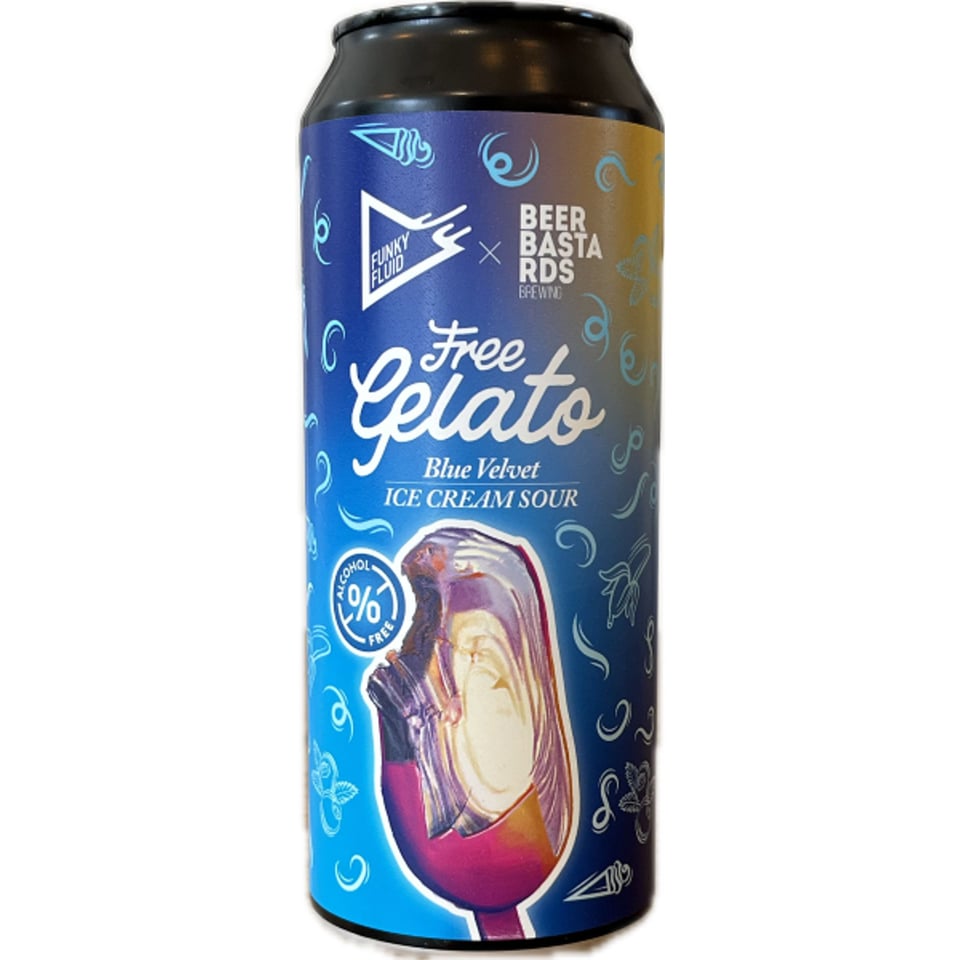 Funky Fluid Free Gelato Blue Velvet 500ml