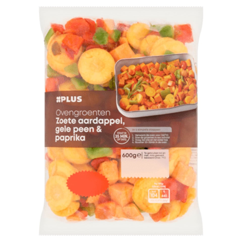 PLUS Ovengroenten Zoete Aardappel Gele Peen