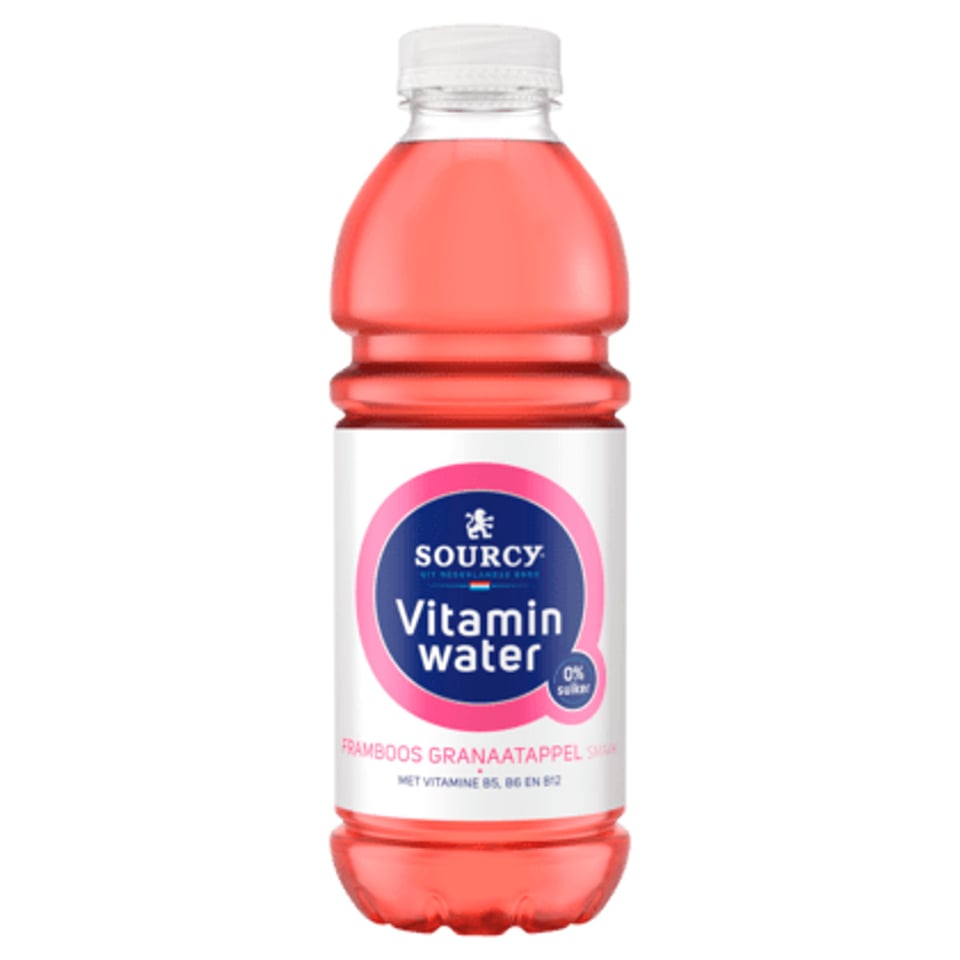 Sourcy Vitaminwater Framboos Granaatappel