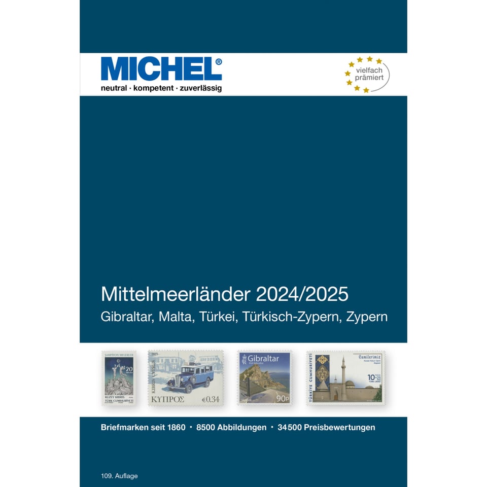 Europa-Katalog Band 9 Mittelmeerländer 2024/2025