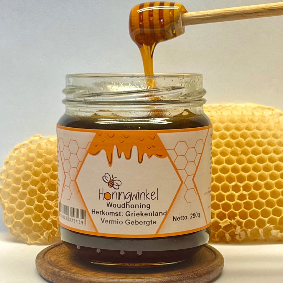 Woudhoning 450g Griekenland Honingwinkel - 450g