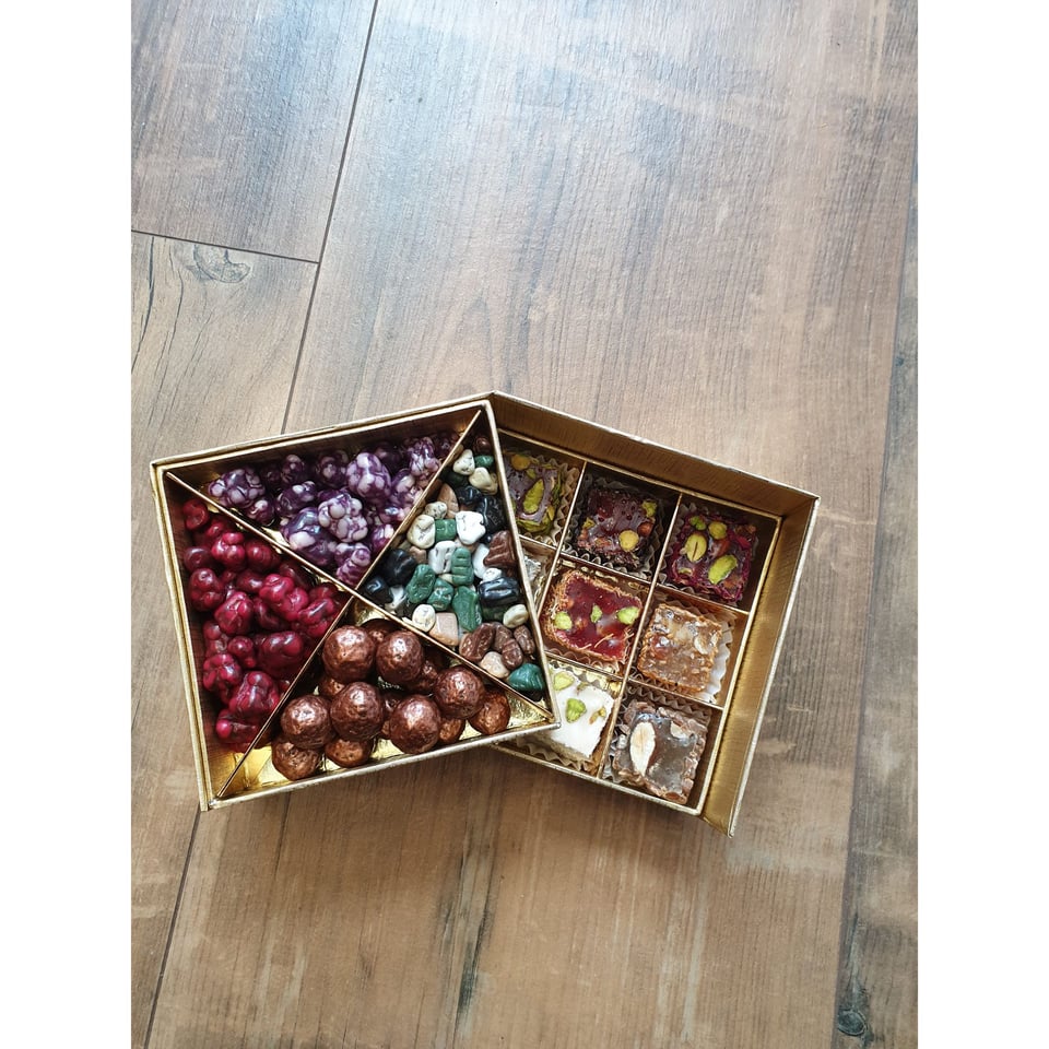 Zoetterette Goud Doosje Dragee + Turks Fruit