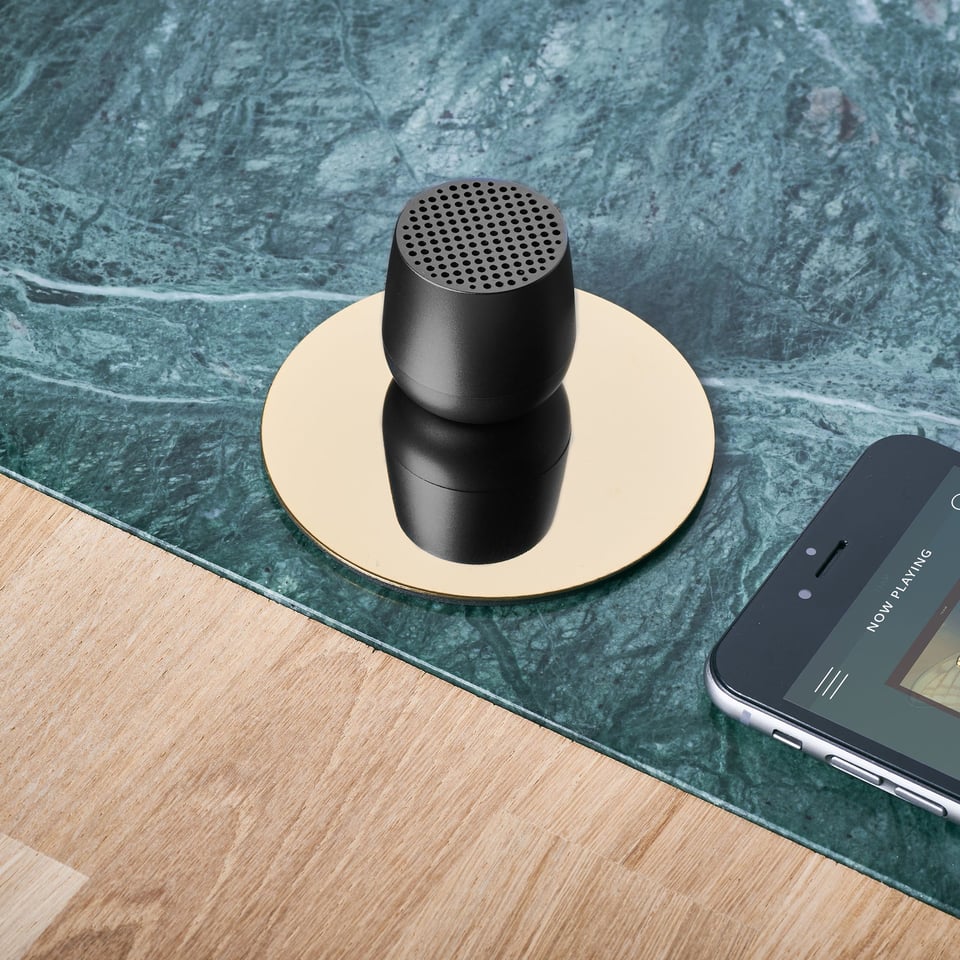 Lexon Mini Speaker Mino Zwart