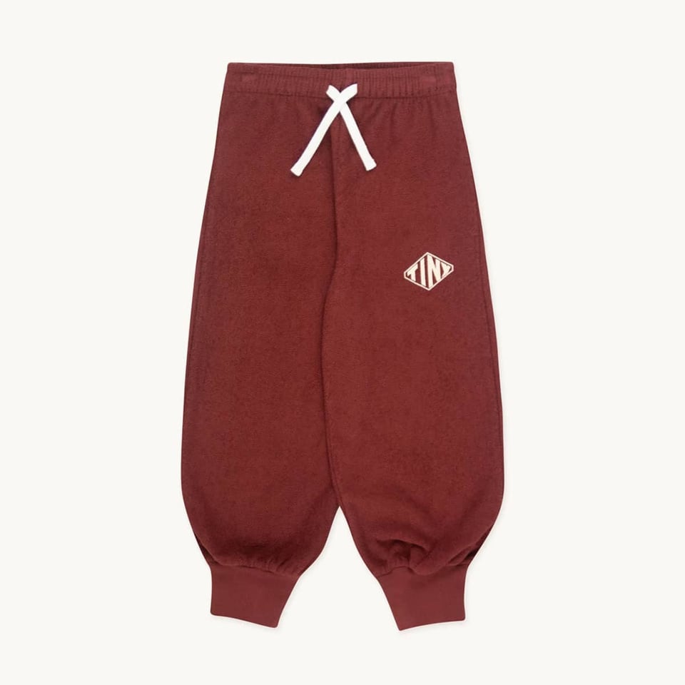 Tiny Cottons Diamond Tiny Sweatpant Burgundy