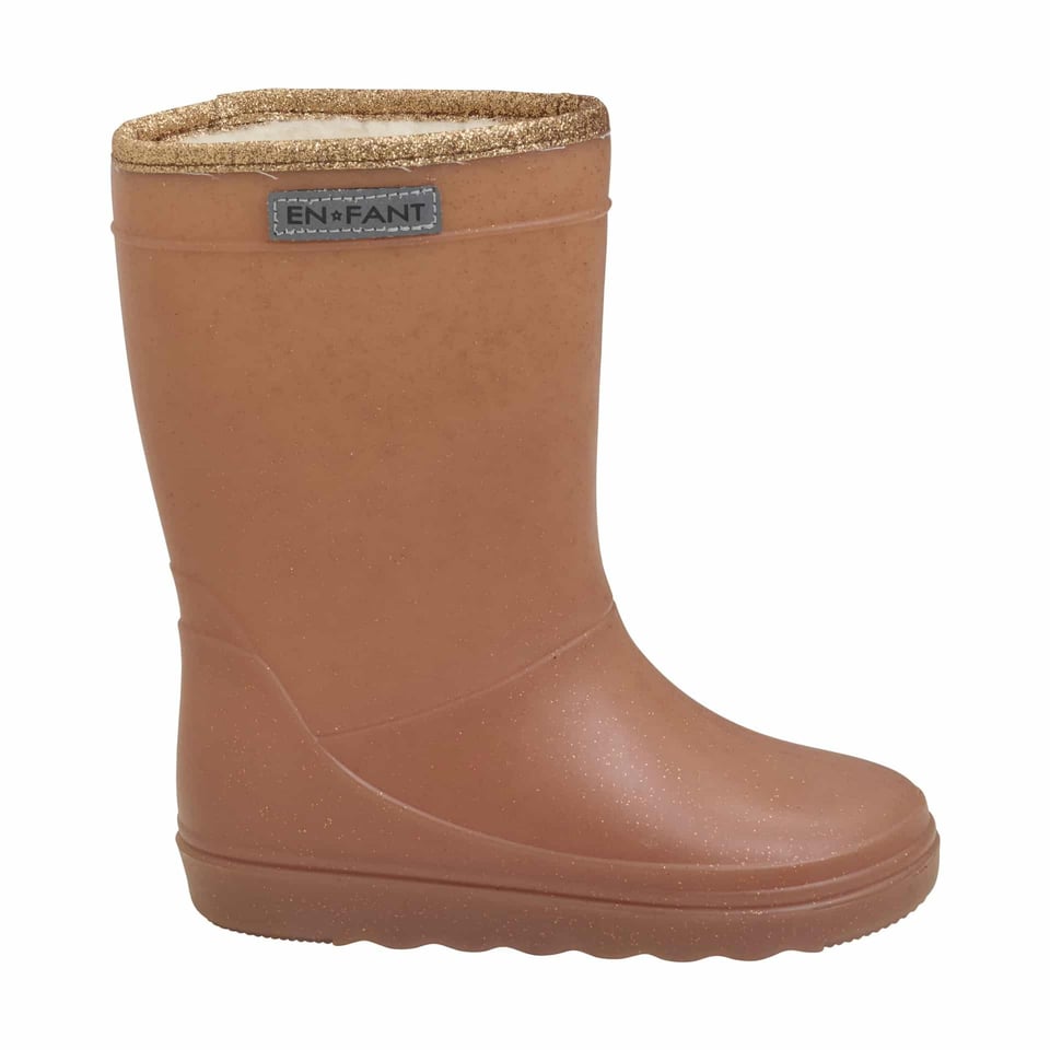 Enfant Thermo Boots Glitter Mocha Bisque