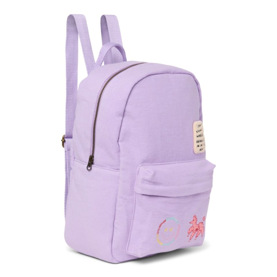 Studio Noos Lilac Washed Cotton Midi Backpack