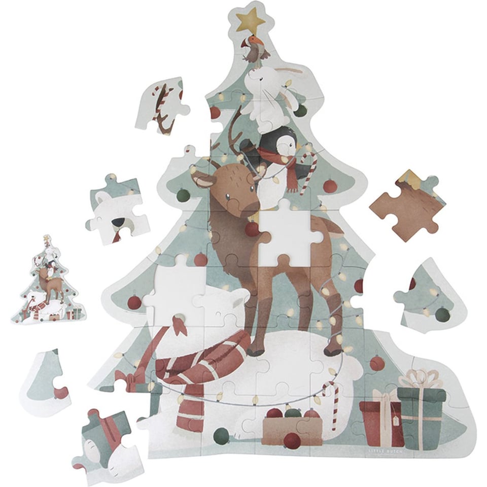 Little Dutch Kerst Puzzel XL FSC