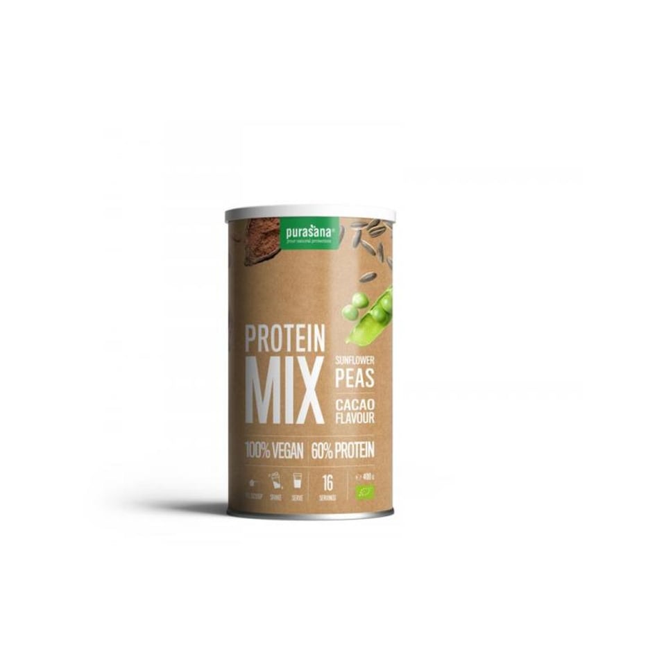 Protein Mix Vegan Erwt & Zonnebloem Cacao Bio