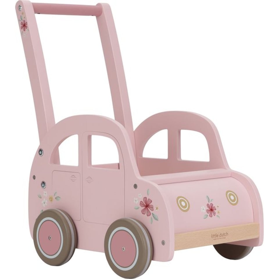 Little Dutch Loopwagen Roze FSC