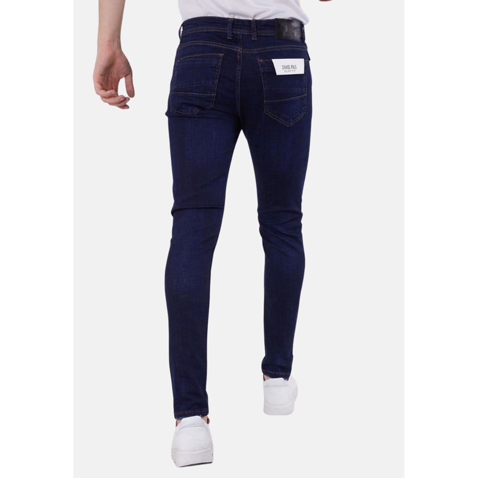 Heren Jeans Slim Fit Navy - 5306 - Donker Blauw