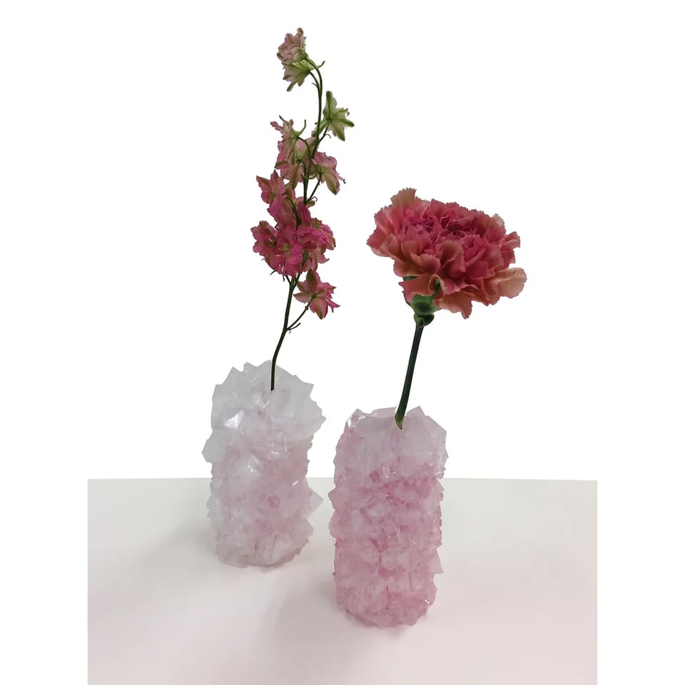 Isaac Monte - Crystal Vase Mini - Blush