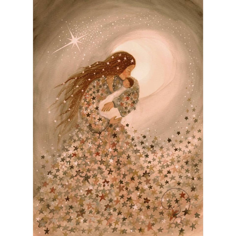 Ansichtkaart Starry Love (Bijde Hansje)