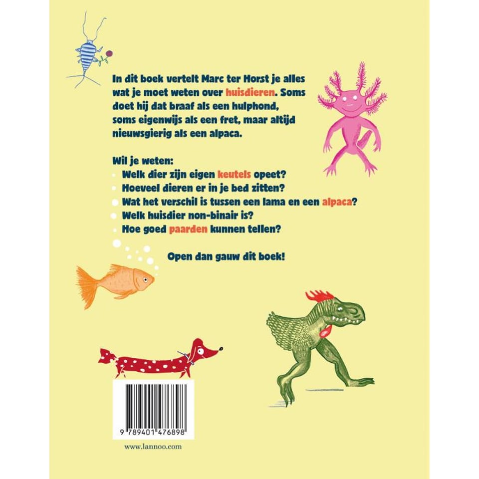 Thematitel Kinderboekenweek Groep 5-6: Het Eigenwijze Huisdierenboek