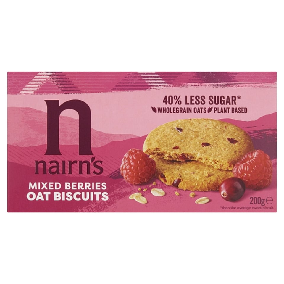 Nairn's Mixed Berries Oat Biscuits 200g