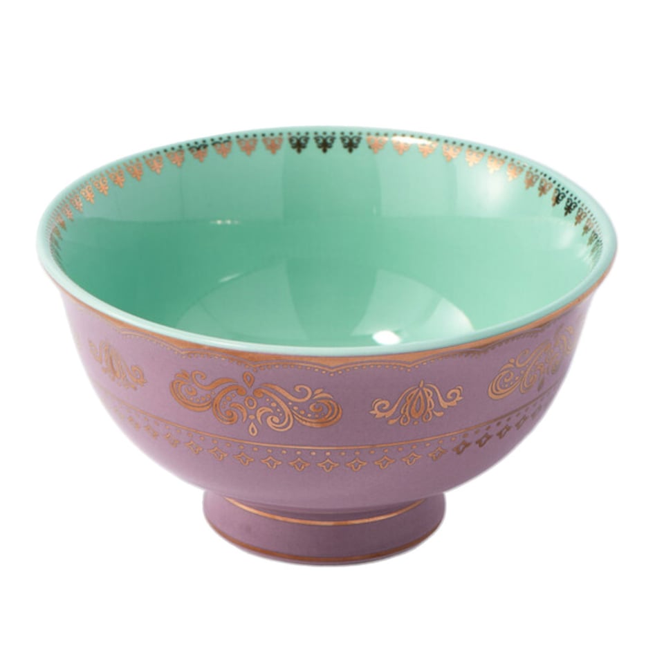 Schaaltjes Grandpa Bowl Multicolor Porselein 12x6cm Set Van 4