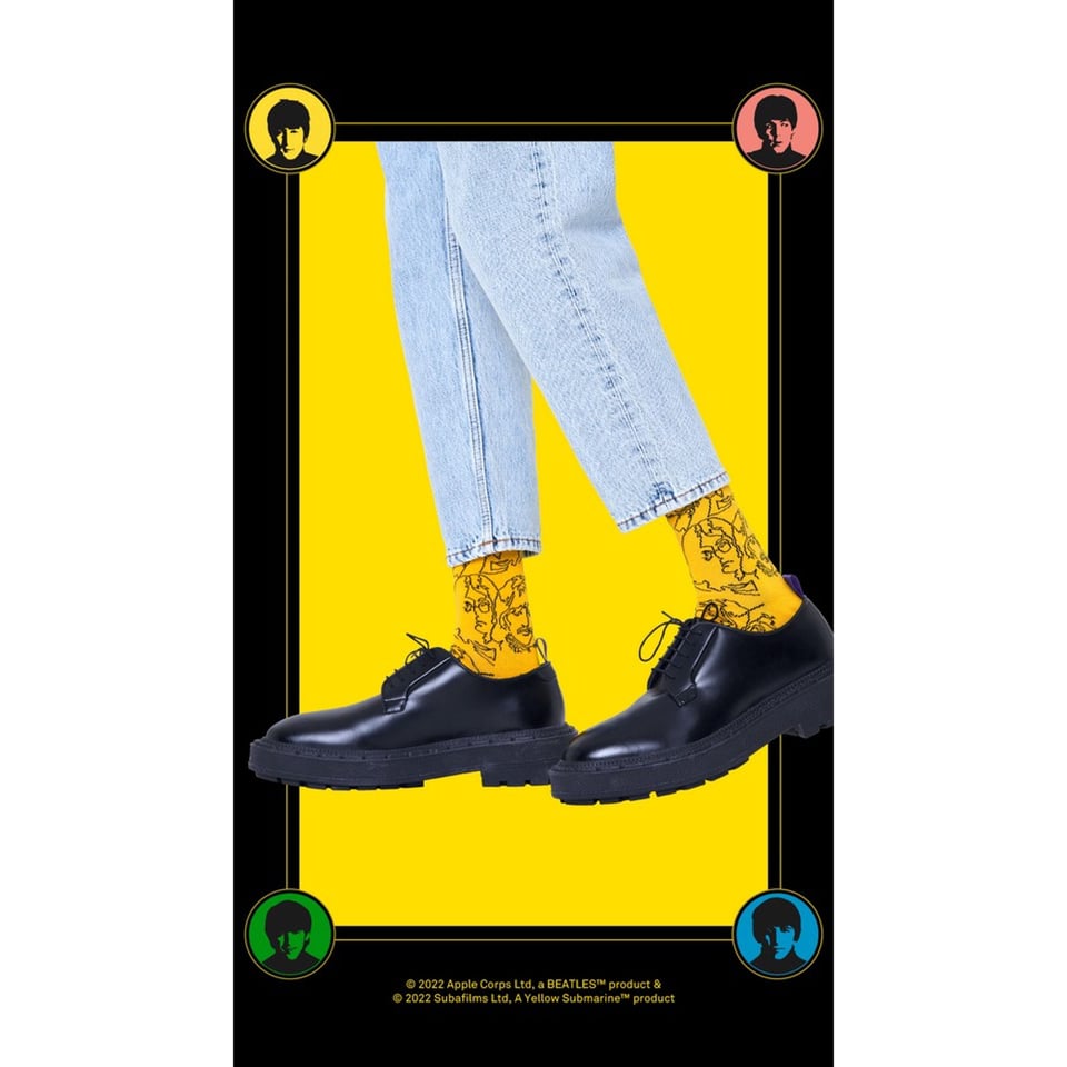 Beatles Crosswalk Sock BEA01