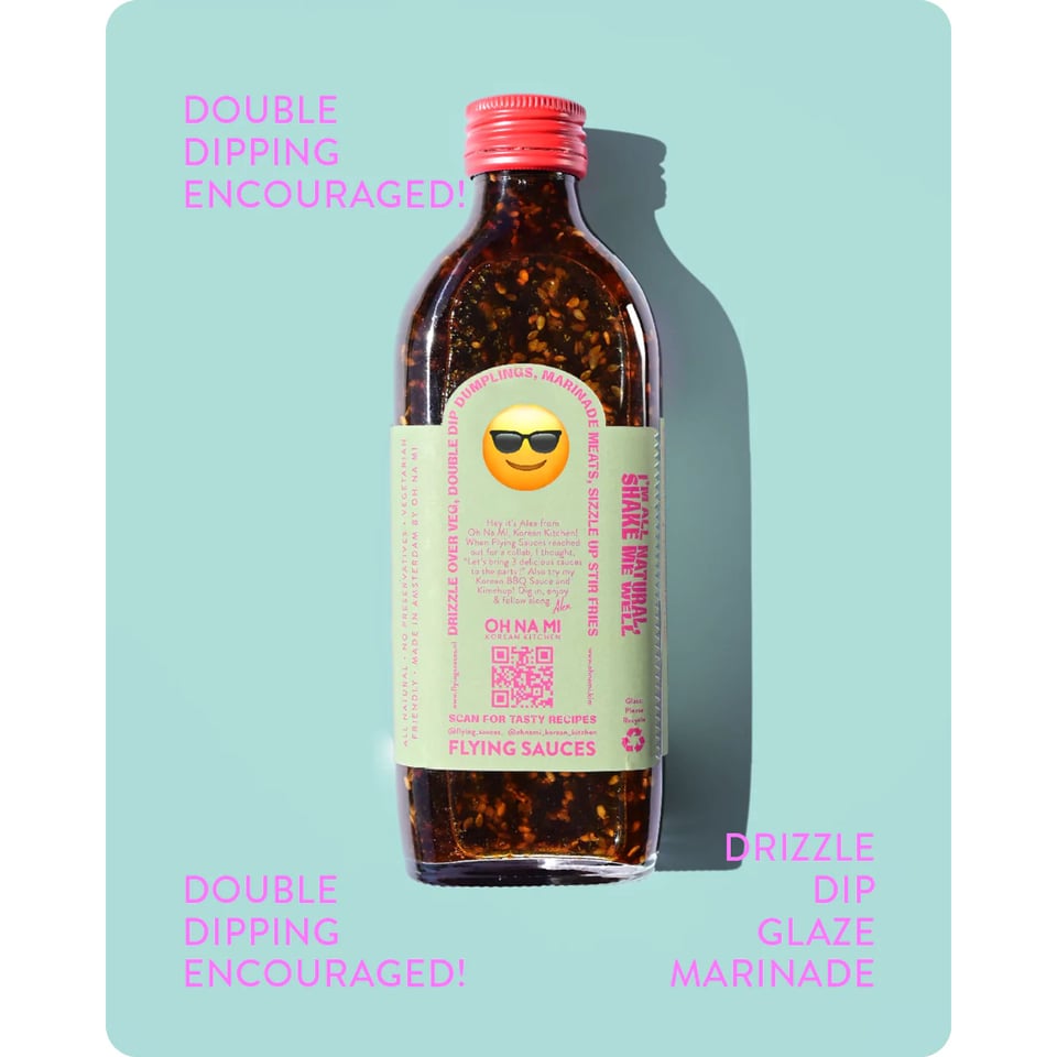 KOREAN DIPPER WITH SEAWEED SESAME SOY SAUCE - Oh Na Mi + Flying Sauces ( 200ml)