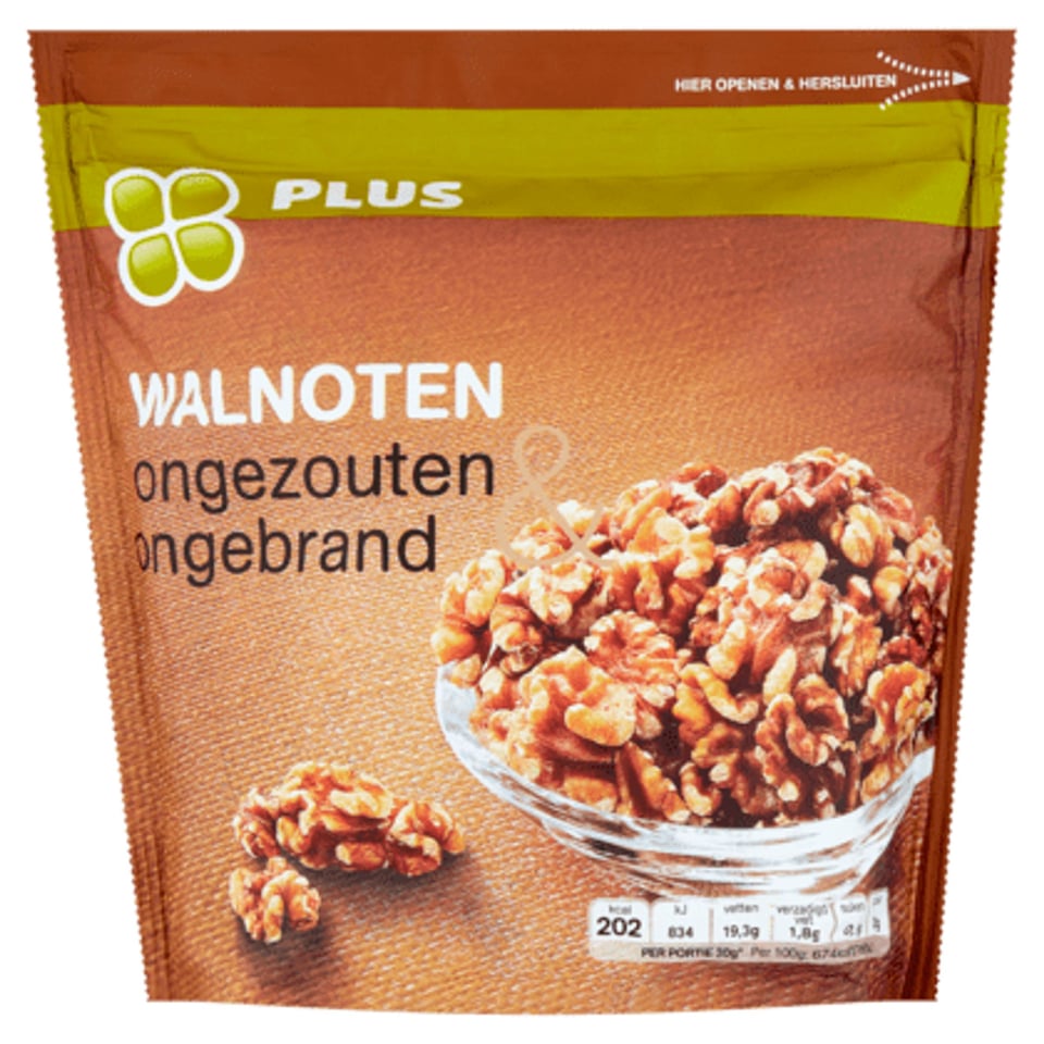 PLUS Walnoten Ongezouten