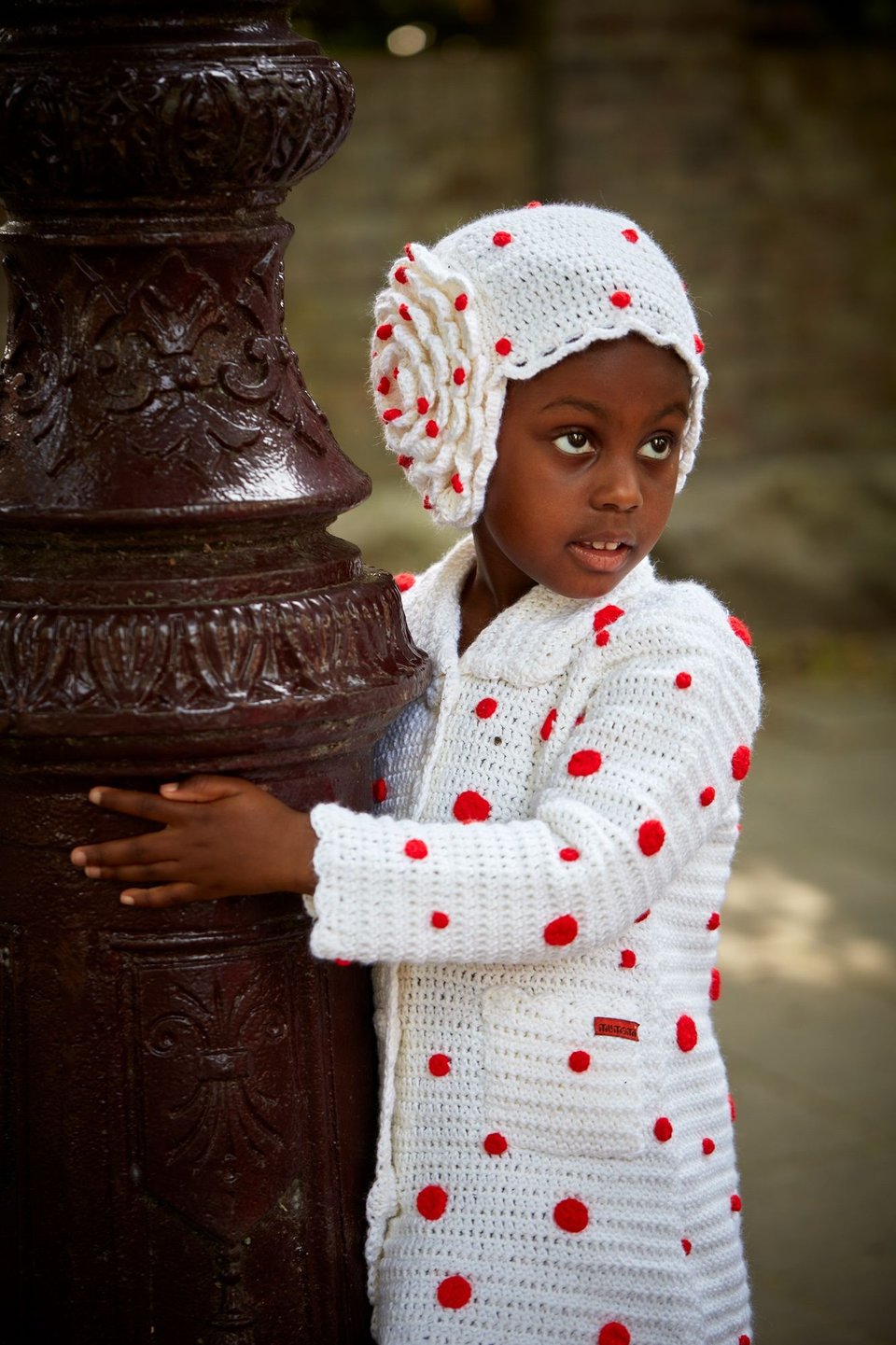 Dotted Coat White