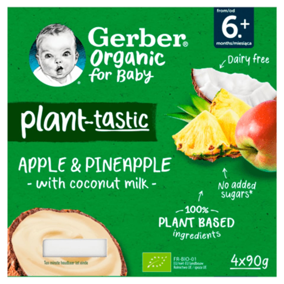 Gerber Organic Plantaardig Toetje Mango Kiwi