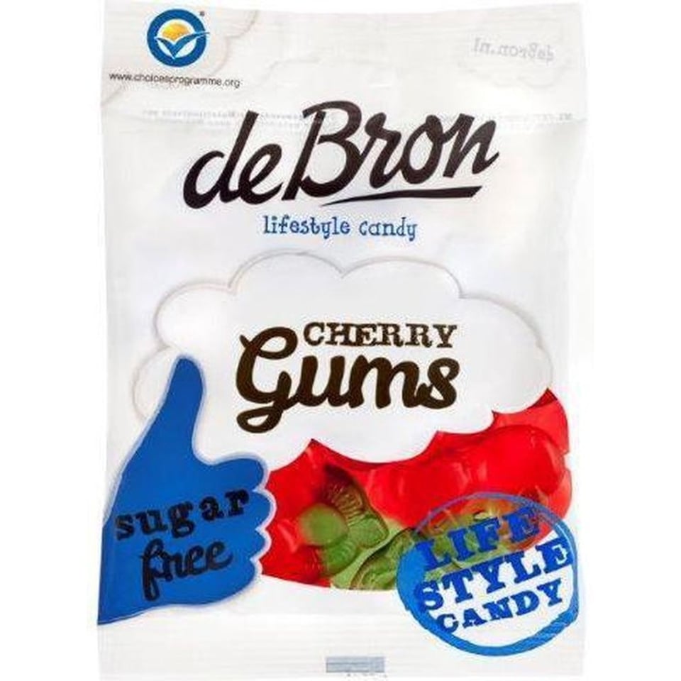 De Bron - Lifestyle Candy Suikervrije Cherry Gums