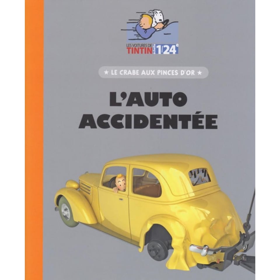Kuifje Auto 1:24 #61 De Verongelukte Auto