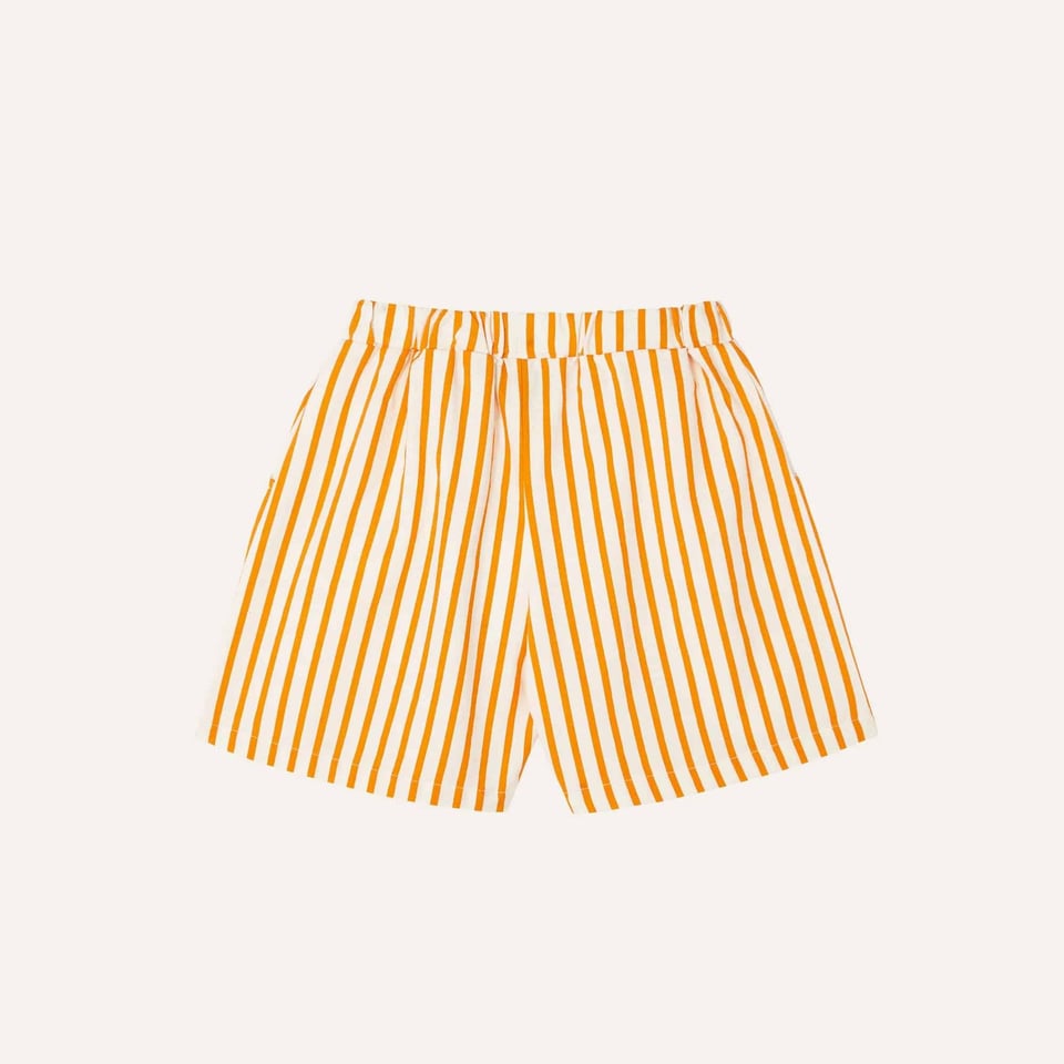 The Campamento Orange Stripes Kids Shorts