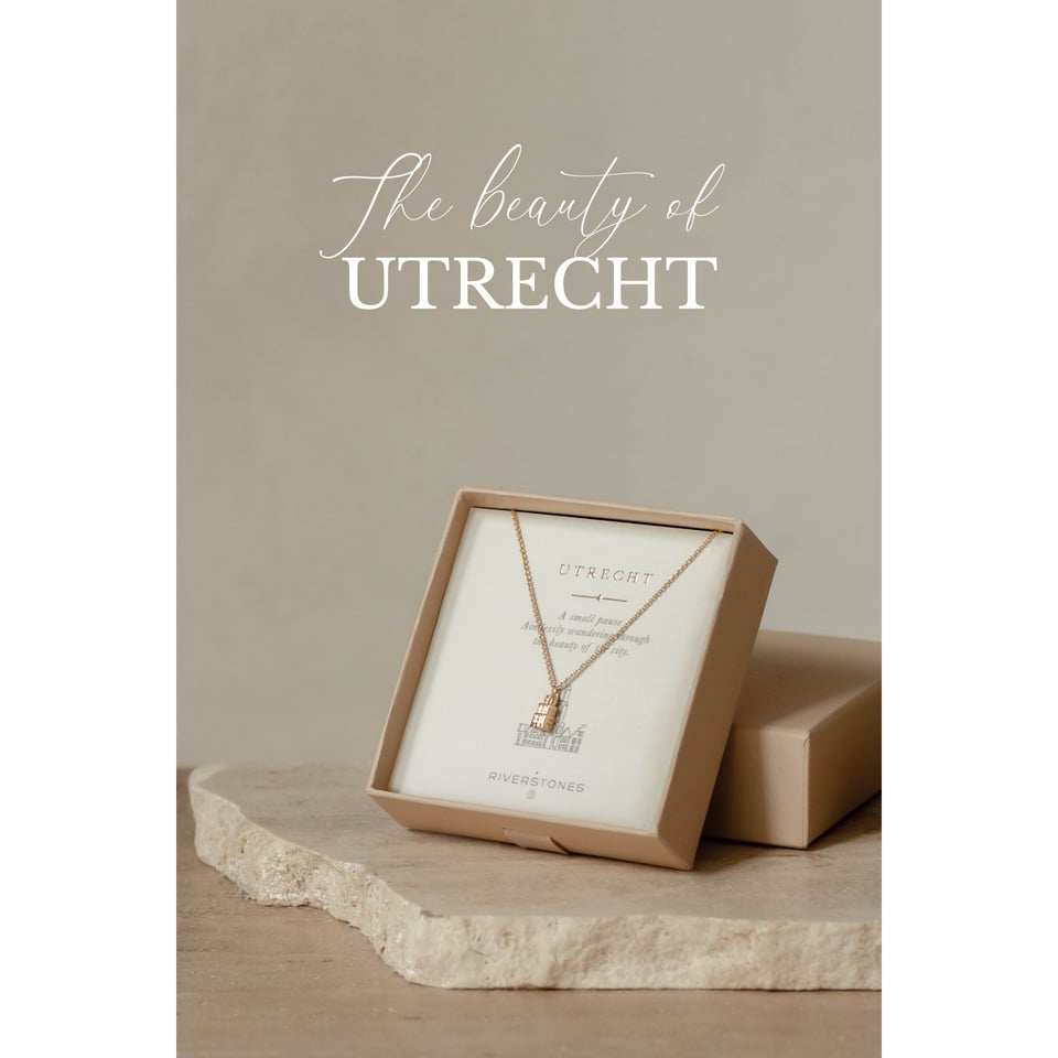 Riverstones Ketting De Dom Utrecht Goud