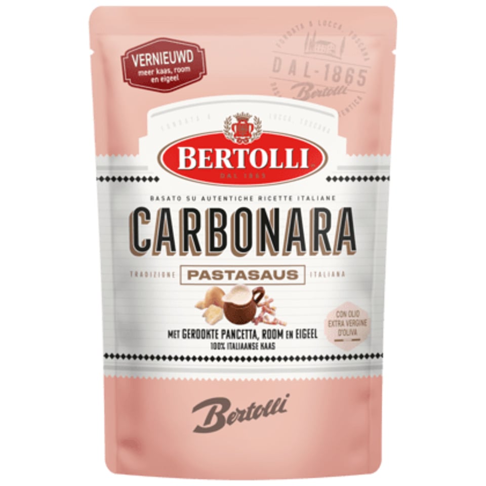 Bertolli Pastasaus Carbonara