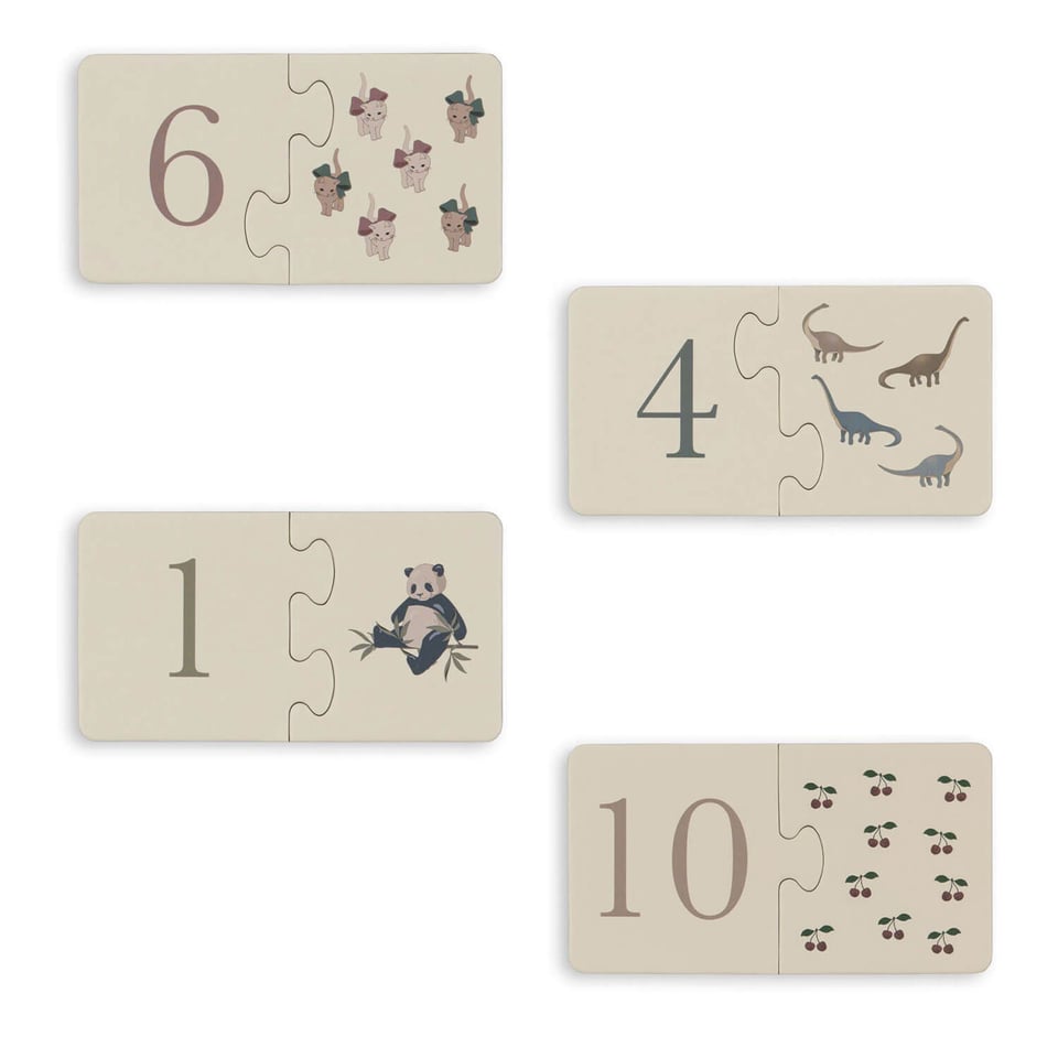 KONGES SLØJD Cardboard Puzzle Numbers FSC 