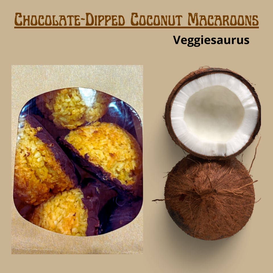 Veggiesaurus Coconut Macaroons 6 Stuks Ca. 275g, 6 St