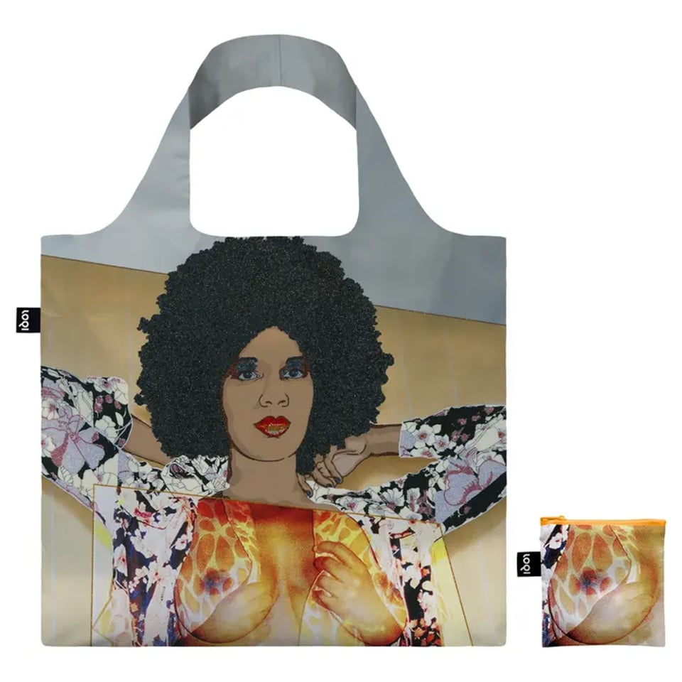 LOQI Opvouwbare Tas Gerecycled Portrait of Maya no.10