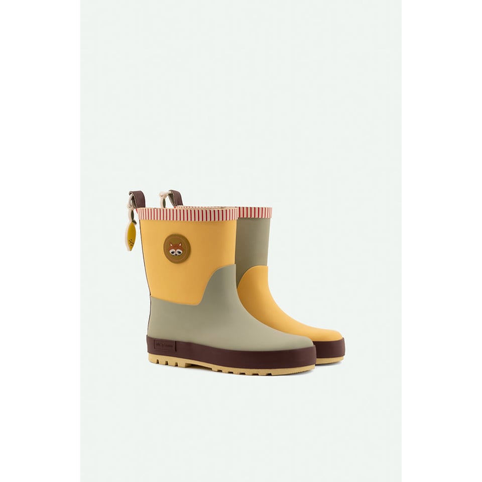 Sticky Lemon Rain Boots Meadows Racoon