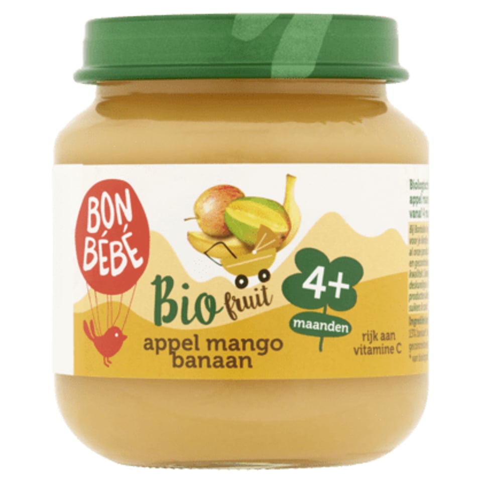 Bonbebe Bio 4mF0405 Appel Banaan Mango