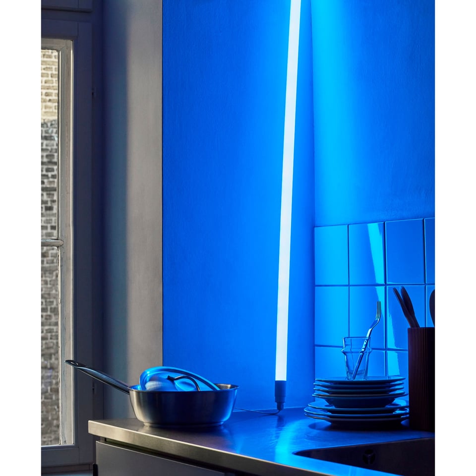 HAY Neon Tube LED Smal 50cm Blauw